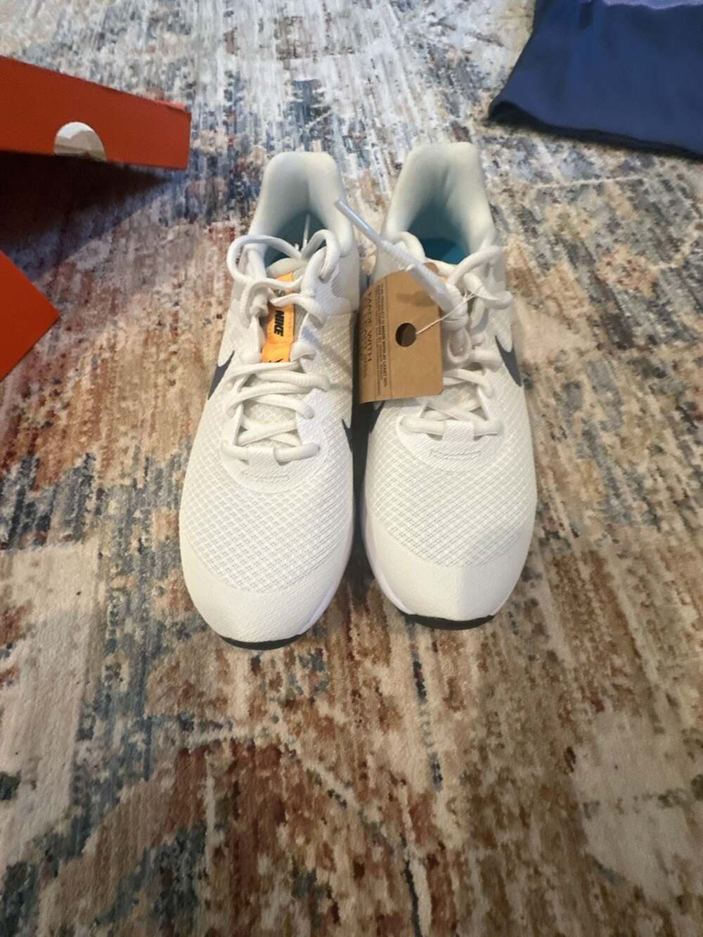Nike Revolution 6 White Diffused Blue Running Shoes